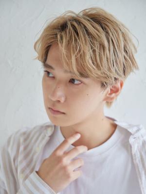 かきあげハイトーンショート かきあげハイトーンショートのイメージ画像