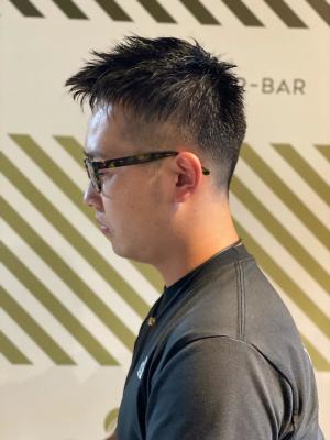 大人の刈り上げスタイル【BARBER-BAR】