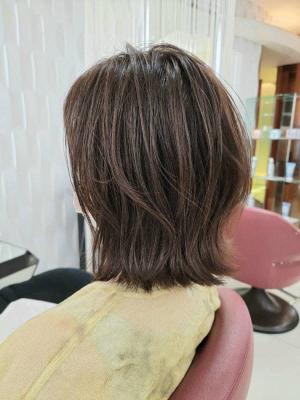 大人かわいい/外ハネ/小顔/くびれ/アッシュ/レイヤーカット 大人かわいい/外ハネ/小顔/くびれ/アッシュ/レイヤーカット
