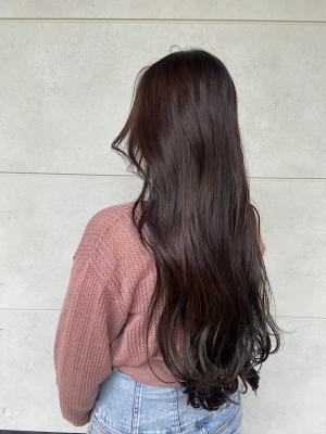 韓国風暗髪のイメージ画像