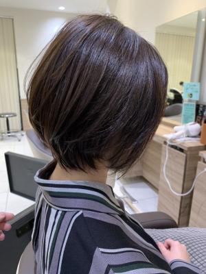 Ash中山店 上村伸一郎 ショートボブダークブラウン Ash中山店 上村伸一郎 ショートボブダークブラウンのイメージ画像