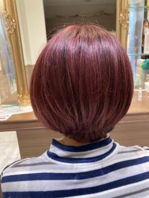 Ash中山店 池本直人 ショートボブチェリーピンク Ash中山店 池本直人 ショートボブチェリーピンクのイメージ画像