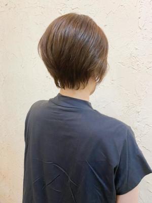 【flor 戸塚】*ナチュラルショート+マロンベージュ*