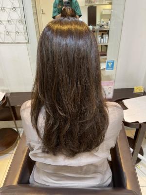 予防美髪イルミナカラーで髪質改善中