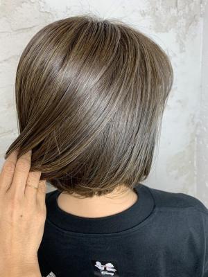 白髪ぼかしハイライト20代30代40代￥15400
