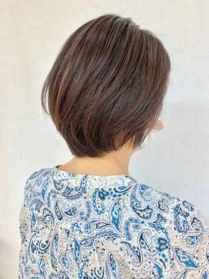 ショートボブ/グラデーション/ショート/小顔/アッシュベージ ショートボブ/グラデーション/ショート/小顔/アッシュベージ