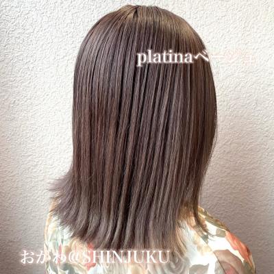 【担当おがわのぶや】＊platina beige＊