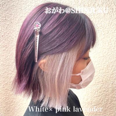 【担当おがわ】＊White× pink lavender＊