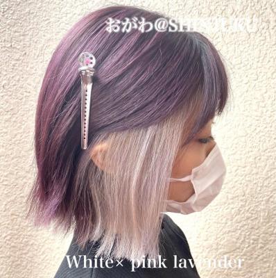 【担当おがわ】＊White× pink lavender＊