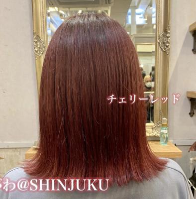 【担当おがわのぶや】＊チェリーレッド＊