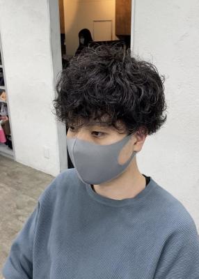 強めのスパイラルパーマ/マッシュ/池袋/￥10780
