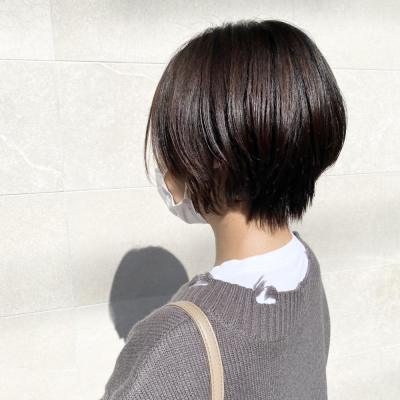 ［Sourire結城］艶感インカラミストレート×ショートボブ