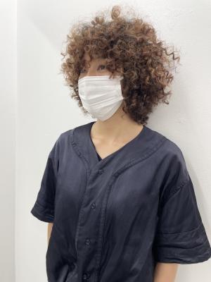 スパイラルパーマ