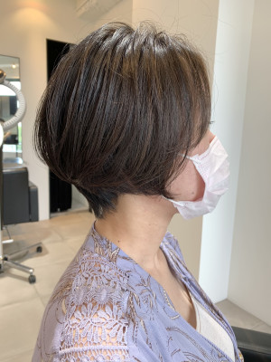 【sheta/堅田祐介】丸みが可愛いおとな小顔ショートボブ 【sheta/堅田祐介】丸みが可愛いおとな小顔ショートボブのイメージ画像