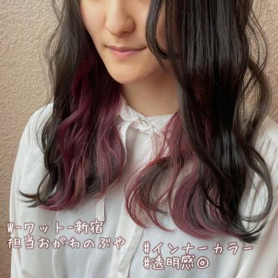 【担当おがわのぶや】*インナーカラー* 【担当おがわのぶや】*インナーカラー*のイメージ画像