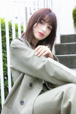 透明感ダークグレージュ/外国人風大人かわいい【池袋東口店】