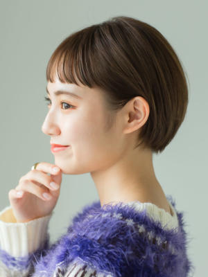【sheta/堅田祐介】丸みが可愛いおとな小顔ショートボブ
