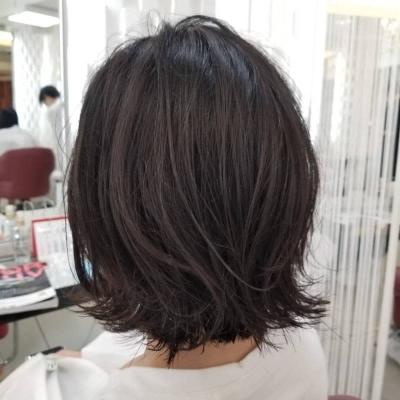大人可愛い/外ハネ/くびれ/レイヤーカット/黒髪/20代30 大人可愛い/外ハネ/くびれ/レイヤーカット/黒髪/20代30