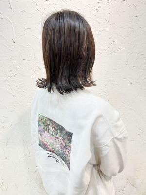 【flor 戸塚】*くびれボブ+チャコールグレージュ*