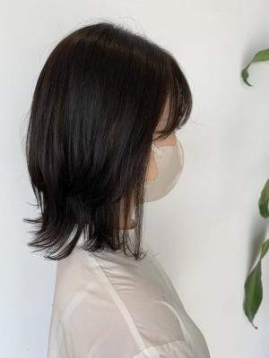 レイヤーが可愛いセミロング