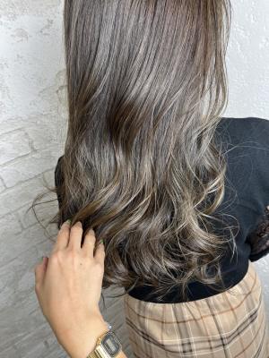 白髪ぼかしハイライト池袋30代40代￥15400