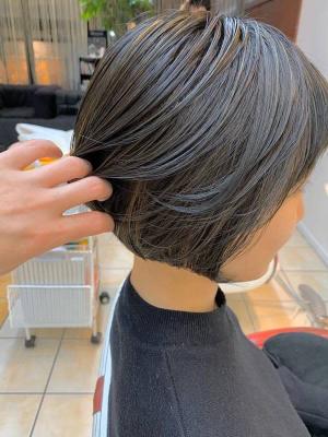 前下がり/グラデーション/30代40代50代/丸み/ショート 前下がり/グラデーション/30代40代50代/丸み/ショート