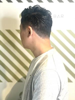 大人のサイドパートスタイル【BARBER- BAR】