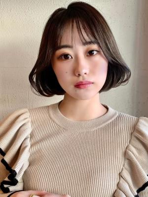 乾かすだけで決まる大人可愛いbob