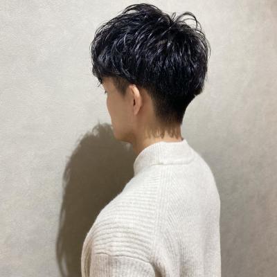 ［Sourire結城］刈り上げメンズパーマスタイル
