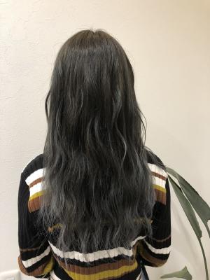 グラデーション【アッシュグレー】