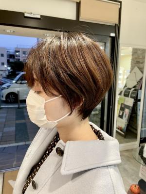 丸みショート