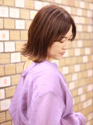 【松戸BULL】イルミナカラー前下がりボブ