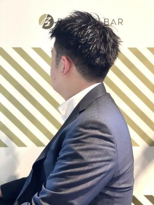 大人のサイドパートスタイル【BARBER- BAR】