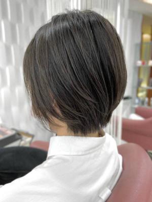30代40代50代/白髪染め/前下がり/グラデーション/