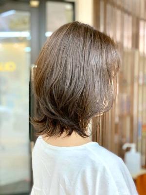 大人可愛い/30代40代50代/外ハネ/レイヤーカット/小顔 大人可愛い/30代40代50代/外ハネ/レイヤーカット/小顔