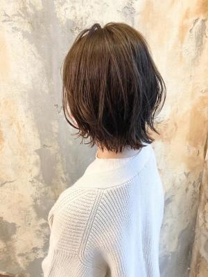 【Reir吉祥寺】*フェザーショート+カーキベージュ*