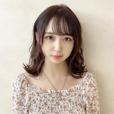 【金沢】丸顔カバー/シースルー/ゆるふわ/外はね/セミディ 【金沢】丸顔カバー/シースルー/ゆるふわ/外はね/セミディのイメージ画像