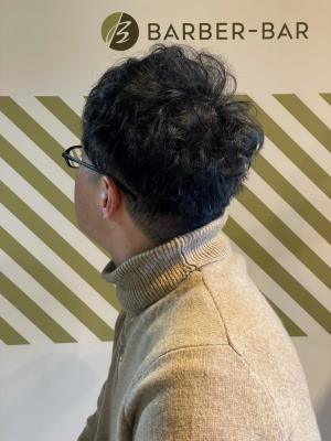 大人のパーマスタイル【BARBER-BAR】