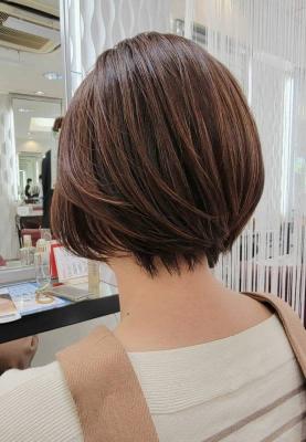 グラデーション/30代40代50代/ショート/ナチュラル