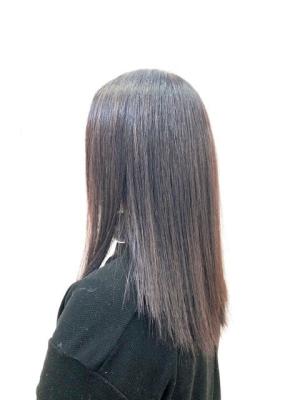 30代40代50代/ナチュラルストレート/縮毛矯正/ロング/