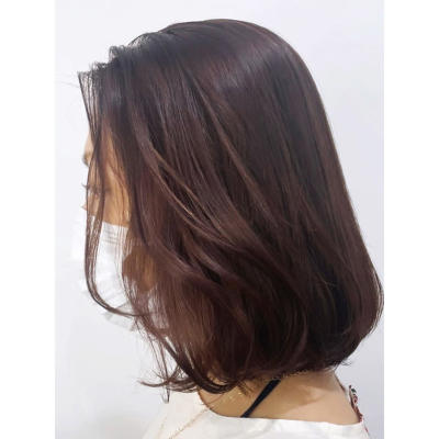 ミディアムうる艶ヘアー	