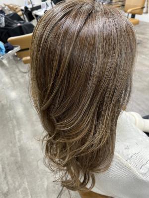 白髪ぼかしハイライト20代30代40代￥15400