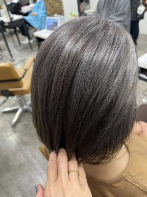 白髪ぼかしハイライト20代30代40代￥15400