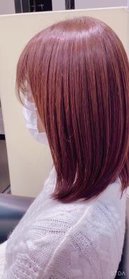 【艶髪】【ピンクブラウン】