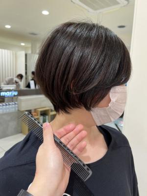 上品ショート、40代ショートヘア