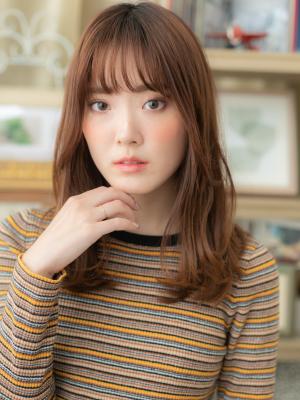 外国人風テラコッタ艶カラー小顔フェミニティ　ヴェールカラー