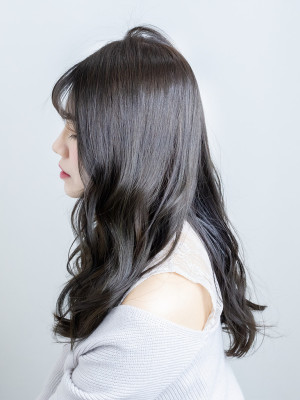 黒髪シースルーハ?ンク? 黒髪シースルーハ?ンク?のイメージ画像