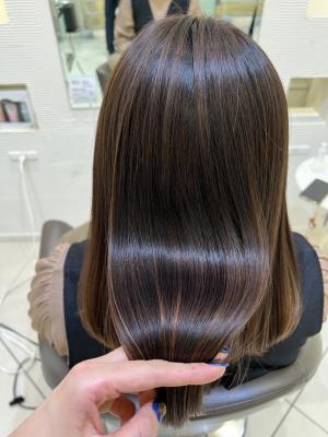 白髪ぼかしハイライト