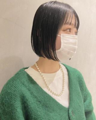 【YOKE】ワンレンボブミニボブ前下がりボブ
