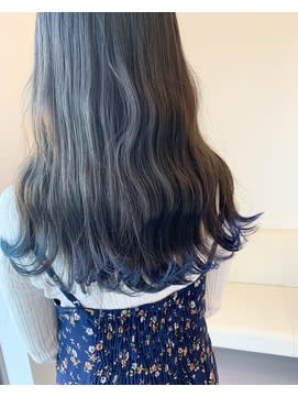 【裾カラー×ブルー】